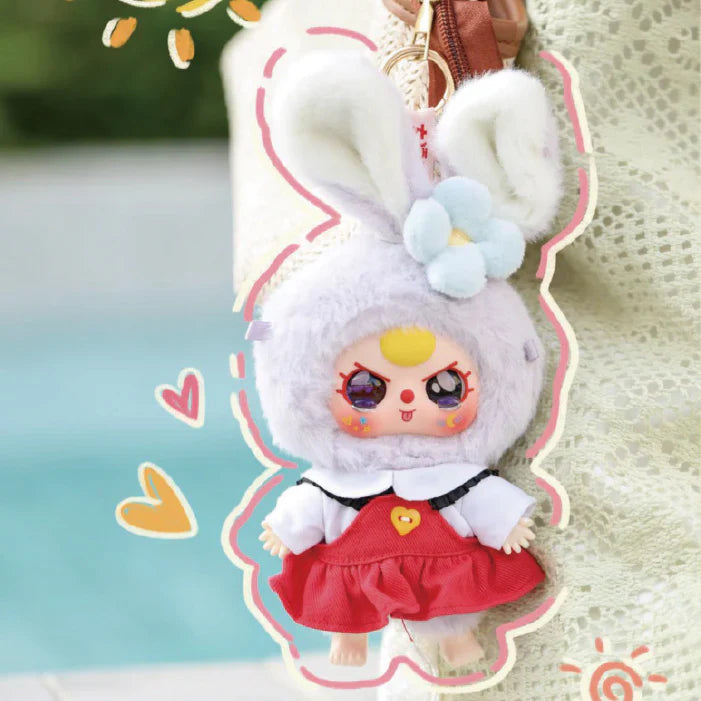 【T038】Baby Three Macaron Cute Bunny Series Plush Dolls