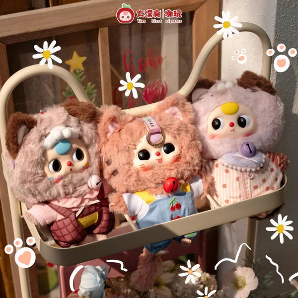 【T074】Baby Three-Cat Wardrobe Plush Blind Box