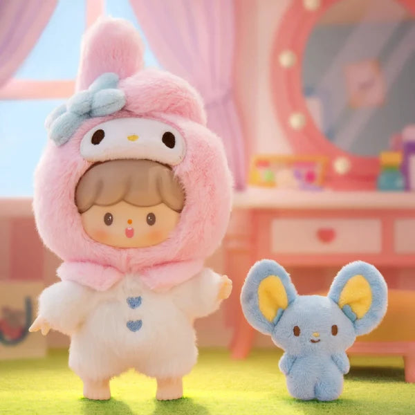 【T079】zZoton x SANRIO CHARACTERS-Love-League Buddies Series Plush Blind Box