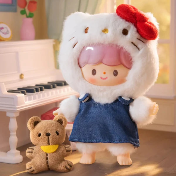 【T079】zZoton x SANRIO CHARACTERS-Love-League Buddies Series Plush Blind Box