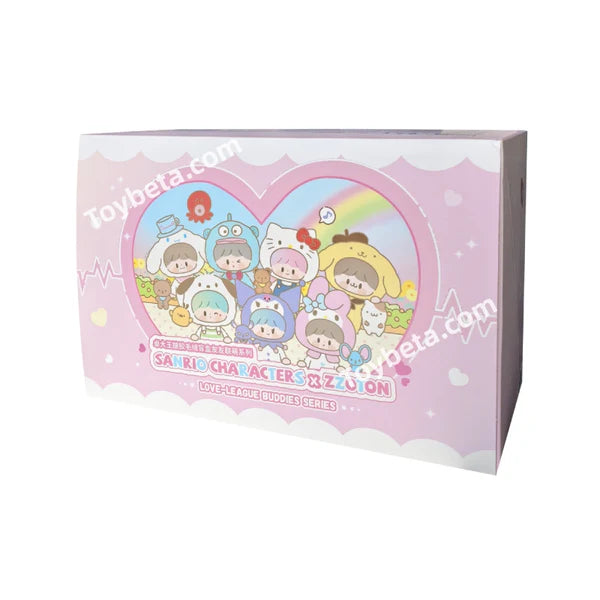 【T079】zZoton x SANRIO CHARACTERS-Love-League Buddies Series Plush Blind Box