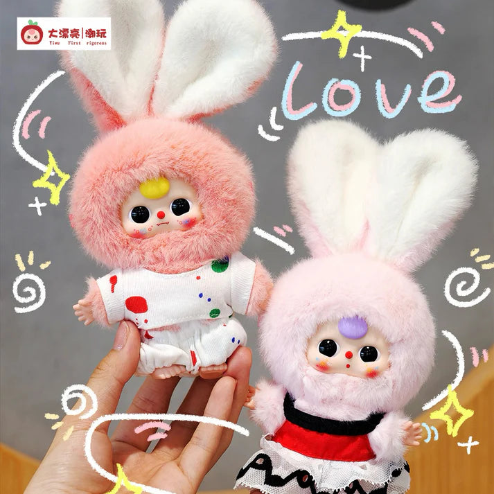 【T088】 Baby Three Mini Tiny Rabbit Series Plush Dolls