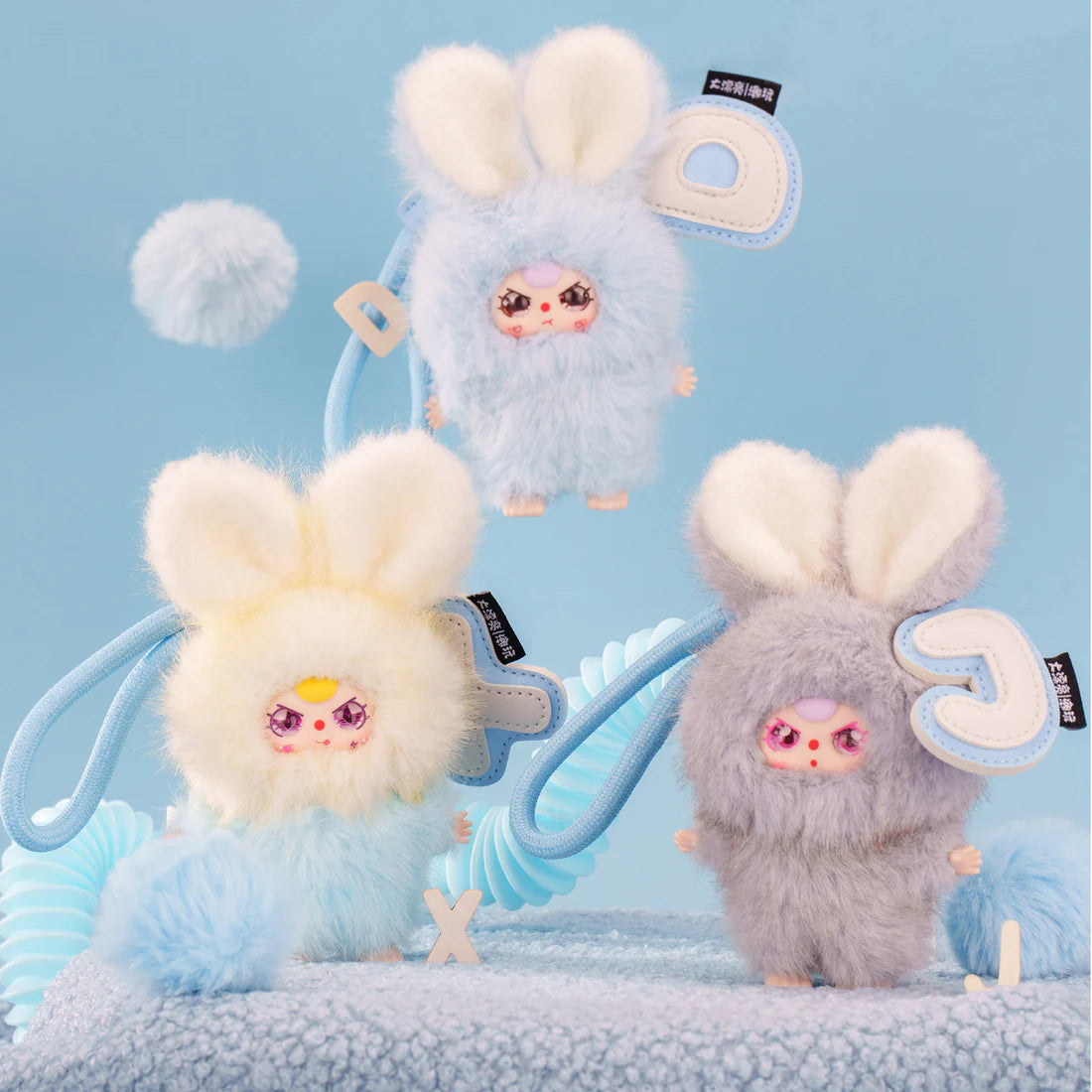 【T225】Baby Three Super Mini Bunny Series Plush Dolls