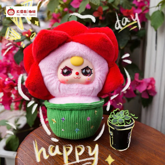 【T061】Baby Three  Flower Plush Dolls