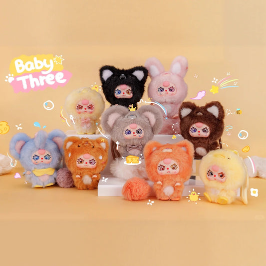 【T169】Baby Three Mini Hug Series - Vinyl Plush Pendant Surpise Box