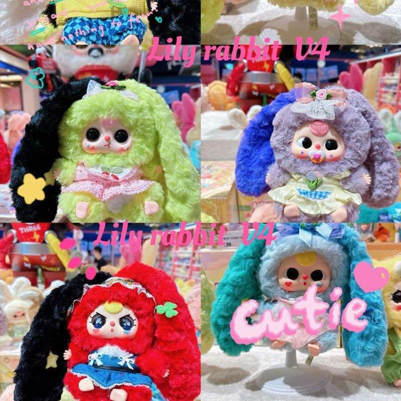 【T115】Baby Three Lily Rabbit Town V4 Plush Blind Box