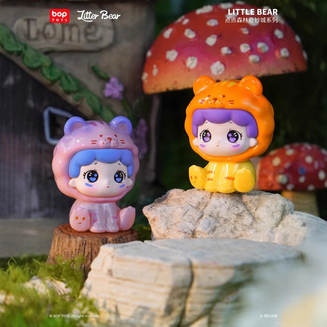 【F025】LITTER BEAR FOREST WONDERLAND CITY SERIES FIGURES