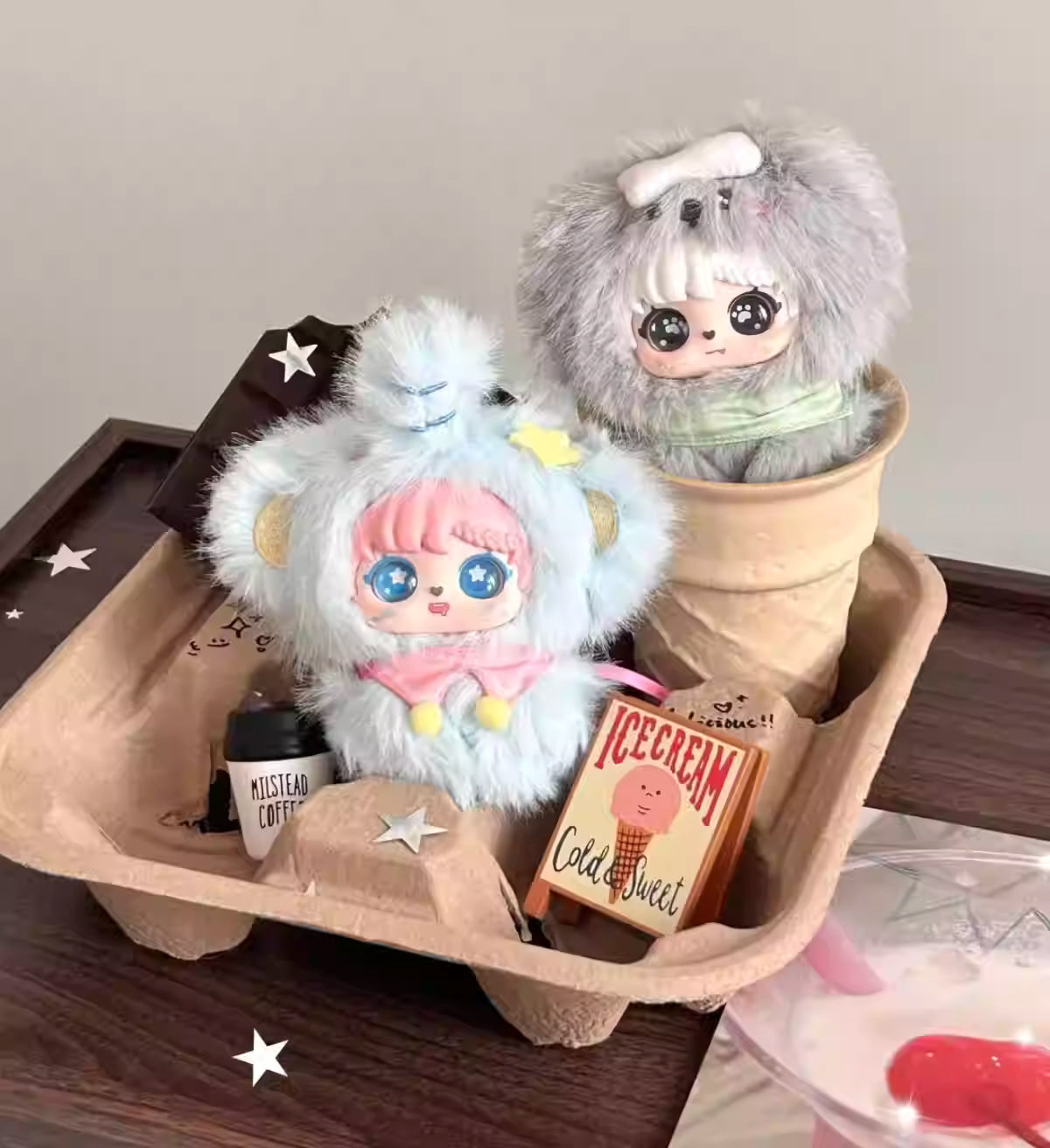 【T141】 Sanmi Rabbit's Little Baby Hand in Hand Series Plush Blind Box
