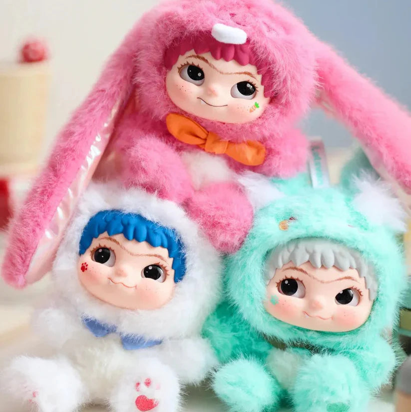【T066】 WAKUKU Fox & Bunny plush