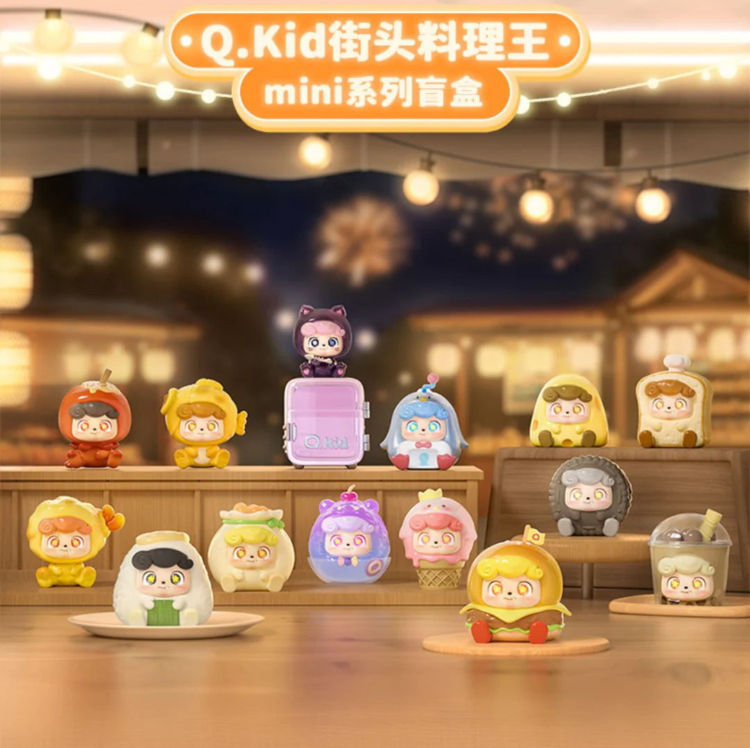 【F004】Q Kid Street Snack Mini Blind Box