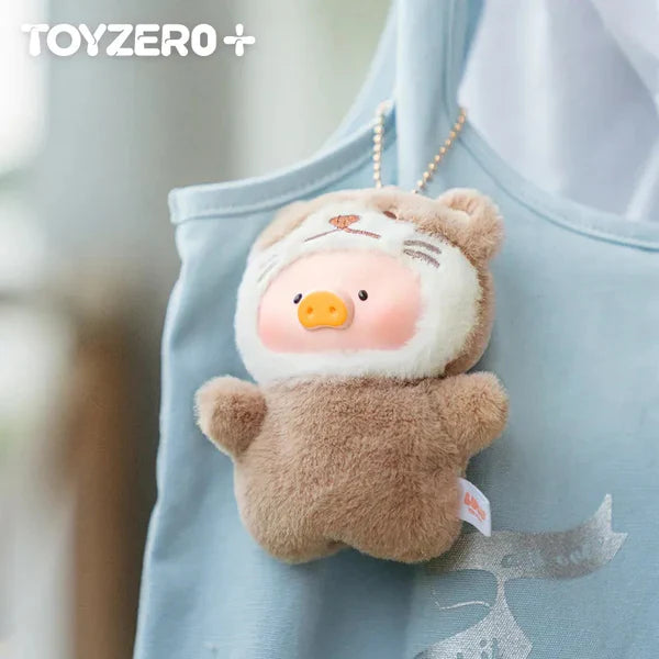 【T126】LuLu The Piggy Animal Party-Puppet Show PVC Face Plush Keychain Blind Box