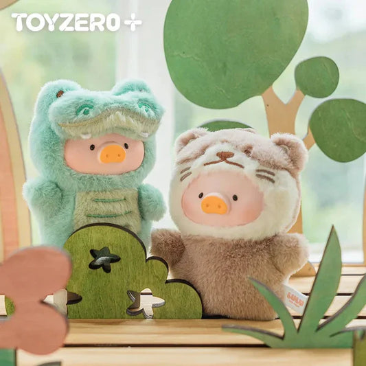 【T126】LuLu The Piggy Animal Party-Puppet Show PVC Face Plush Keychain Blind Box