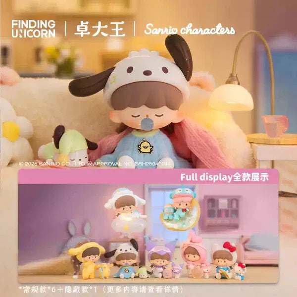 【F005】zZoton x SANRIO CHARACTERS-Preparation Before Bedtime Series figure Blind Box